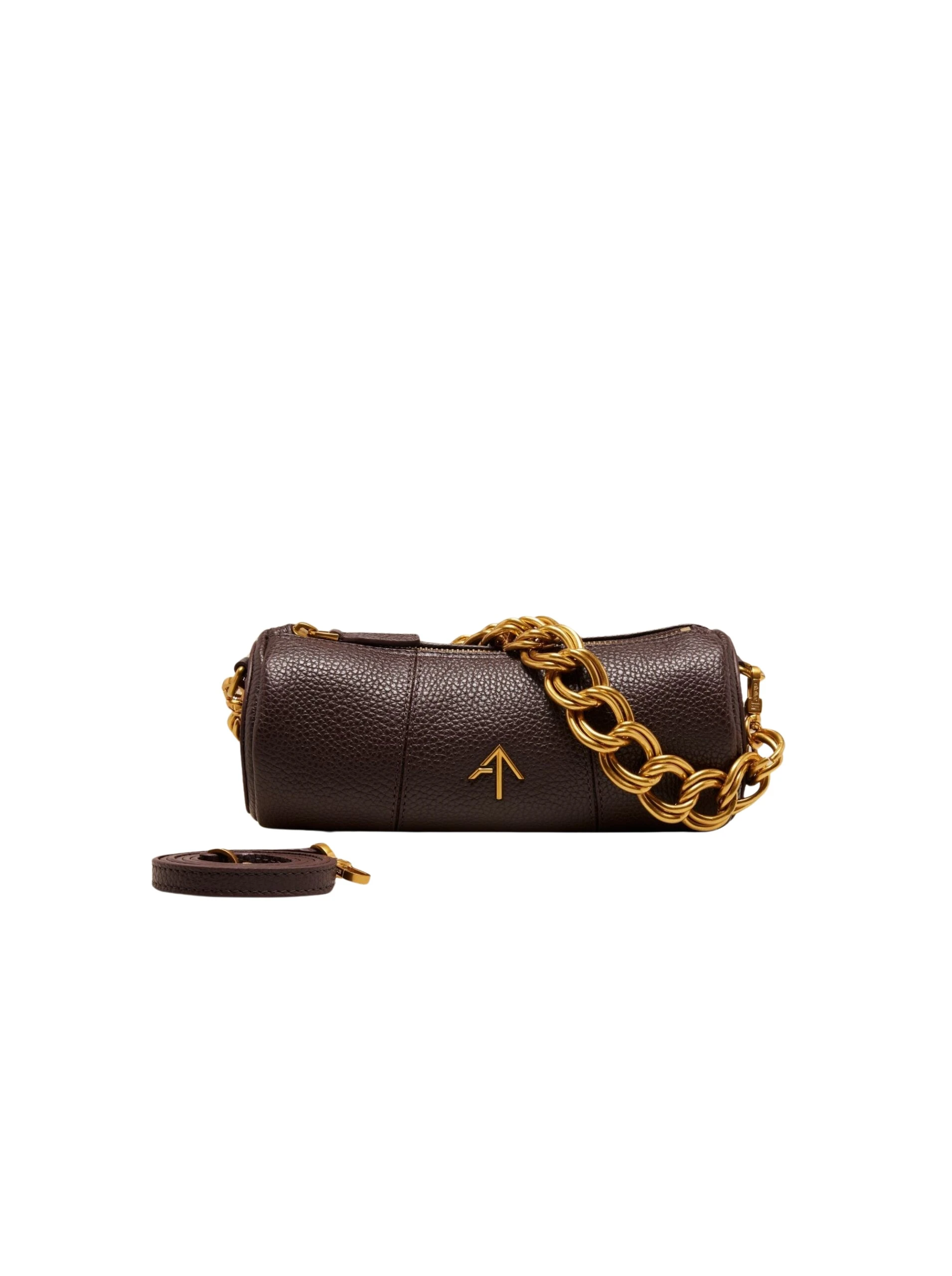 Manu-Atelier-XX-Mini-Cylinder-Deep-Brown-scaled48115_nobg Manu Atelier XX Mini Cylinder Deep Brown luxury Bags from Luxury Handbags Marketplace
