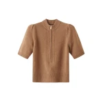Me-and-Em-Cashmere-Zip-Neck-Pouf-Sleeve-Tee-scaled66445_nobg Me and Em Knitwear luxury Clothing from Luxury Handbags Marketplace