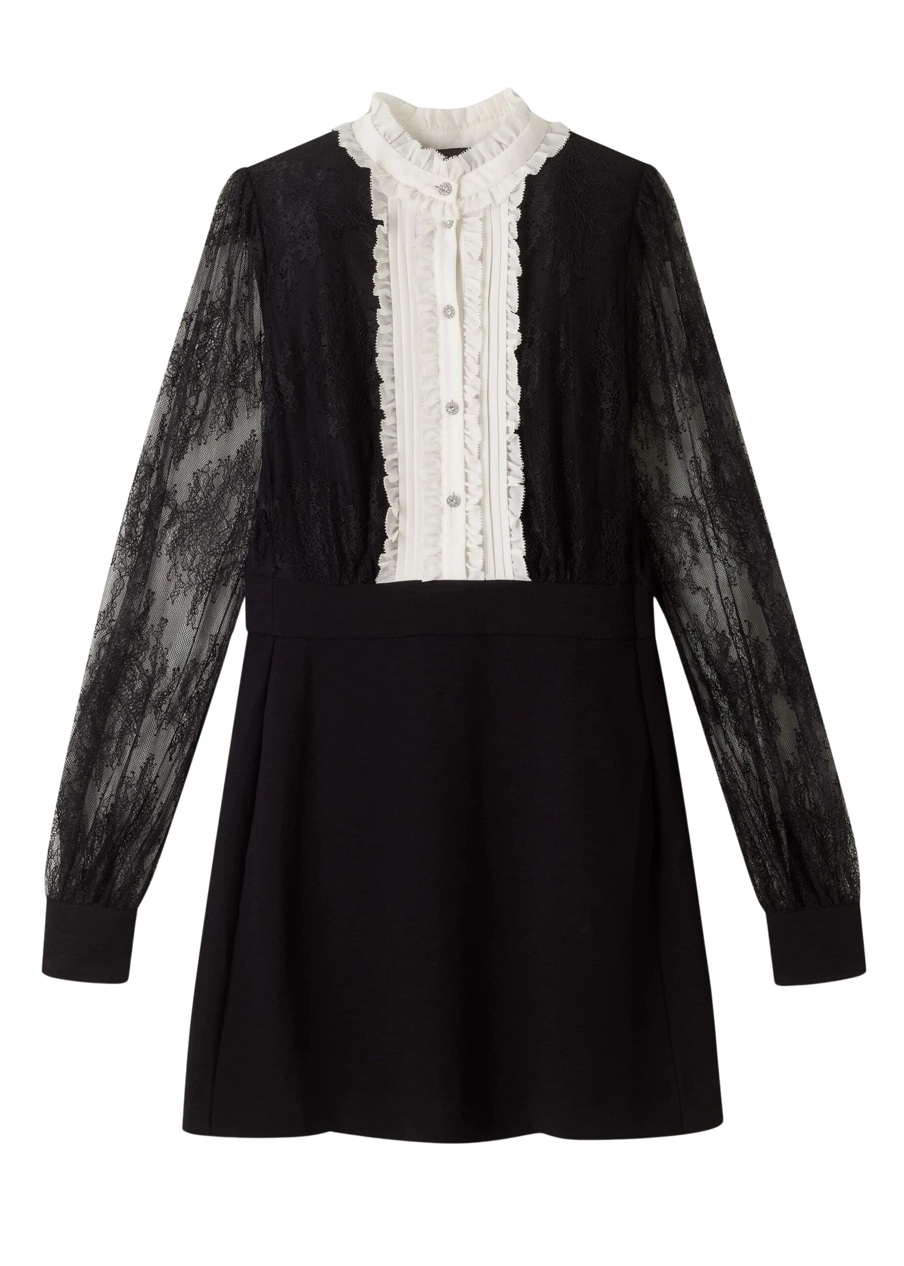 Me-and-Em-Monochrome-Lace-Detail-Mini-Dress-scaled89341_nobg Me and Em Dresses luxury Clothing from Luxury Handbags Marketplace