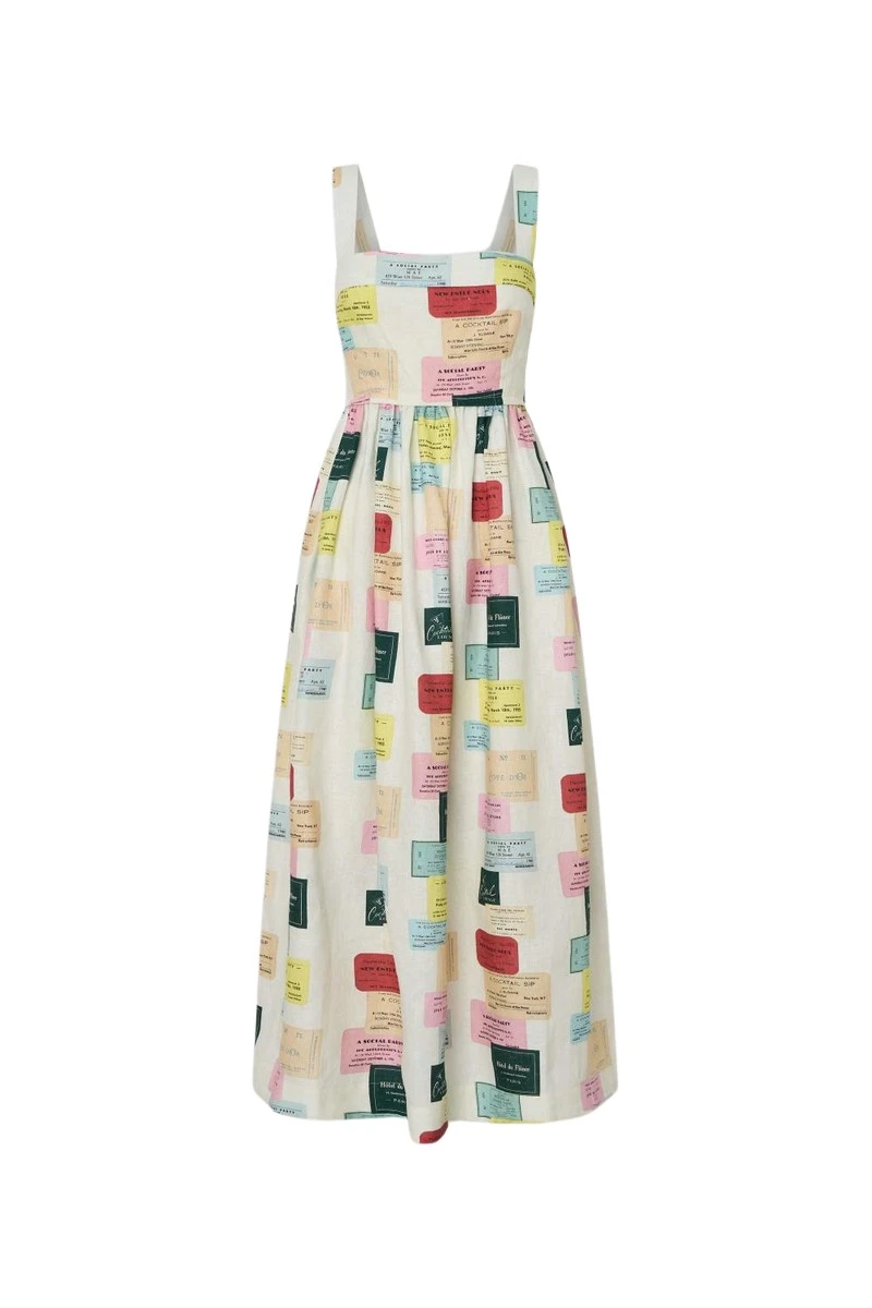 Oroton-Invitation-Print-Sundress44787_nobg Oroton Dresses luxury Clothing from Luxury Handbags Marketplace