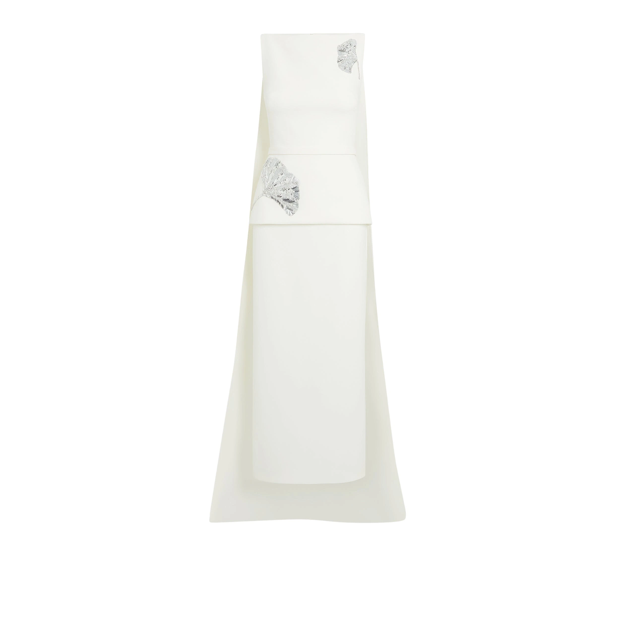 Safiyaa-Cemile-Ivory-Midi-Dress64990_nobg Safiyaa Clothing luxury Clothing from Luxury Handbags Marketplace