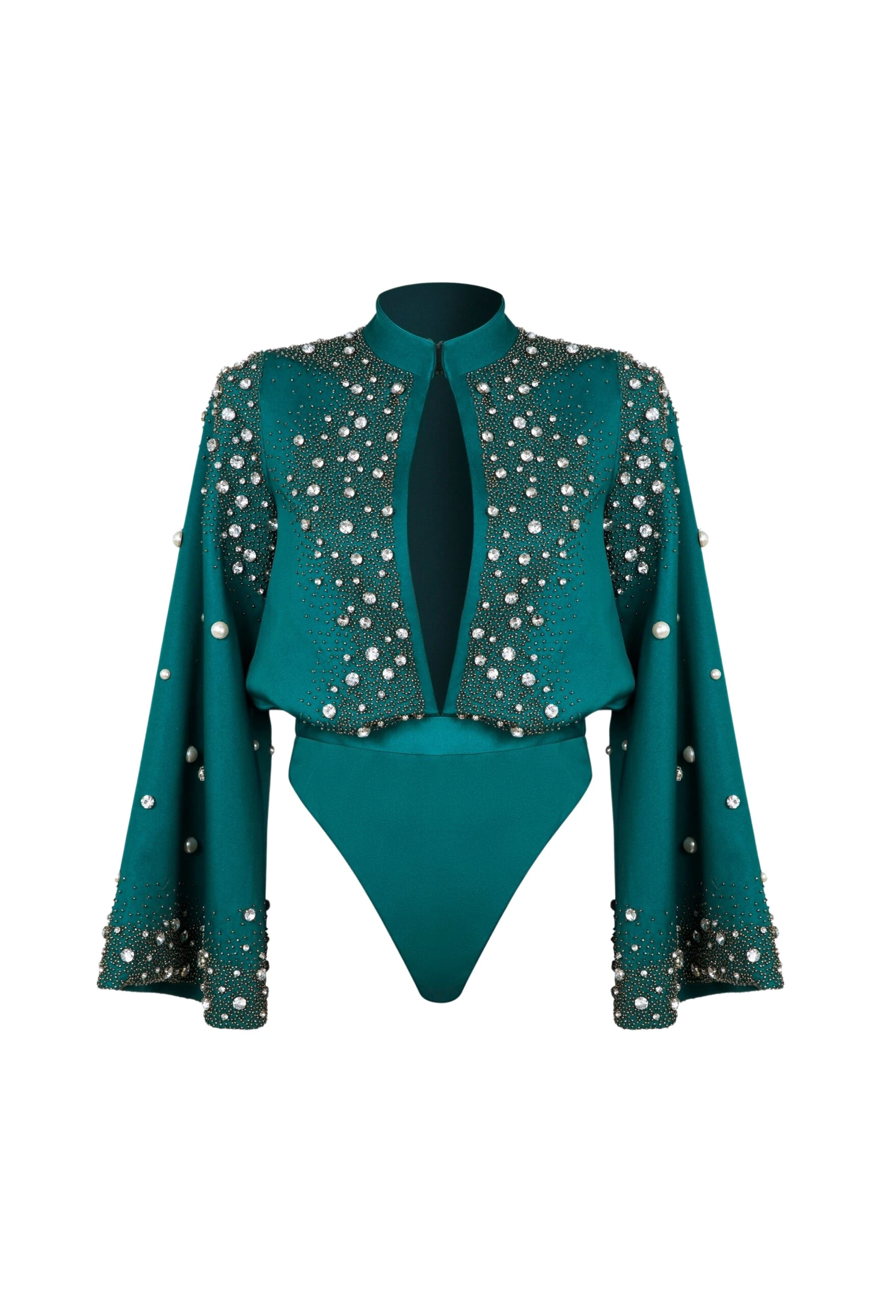Saiid-Kobeisy-Beaded-bodysuit-scaled86133_nobg Saiid Kobeisy Dresses luxury Bodysuit from Luxury Handbags Marketplace