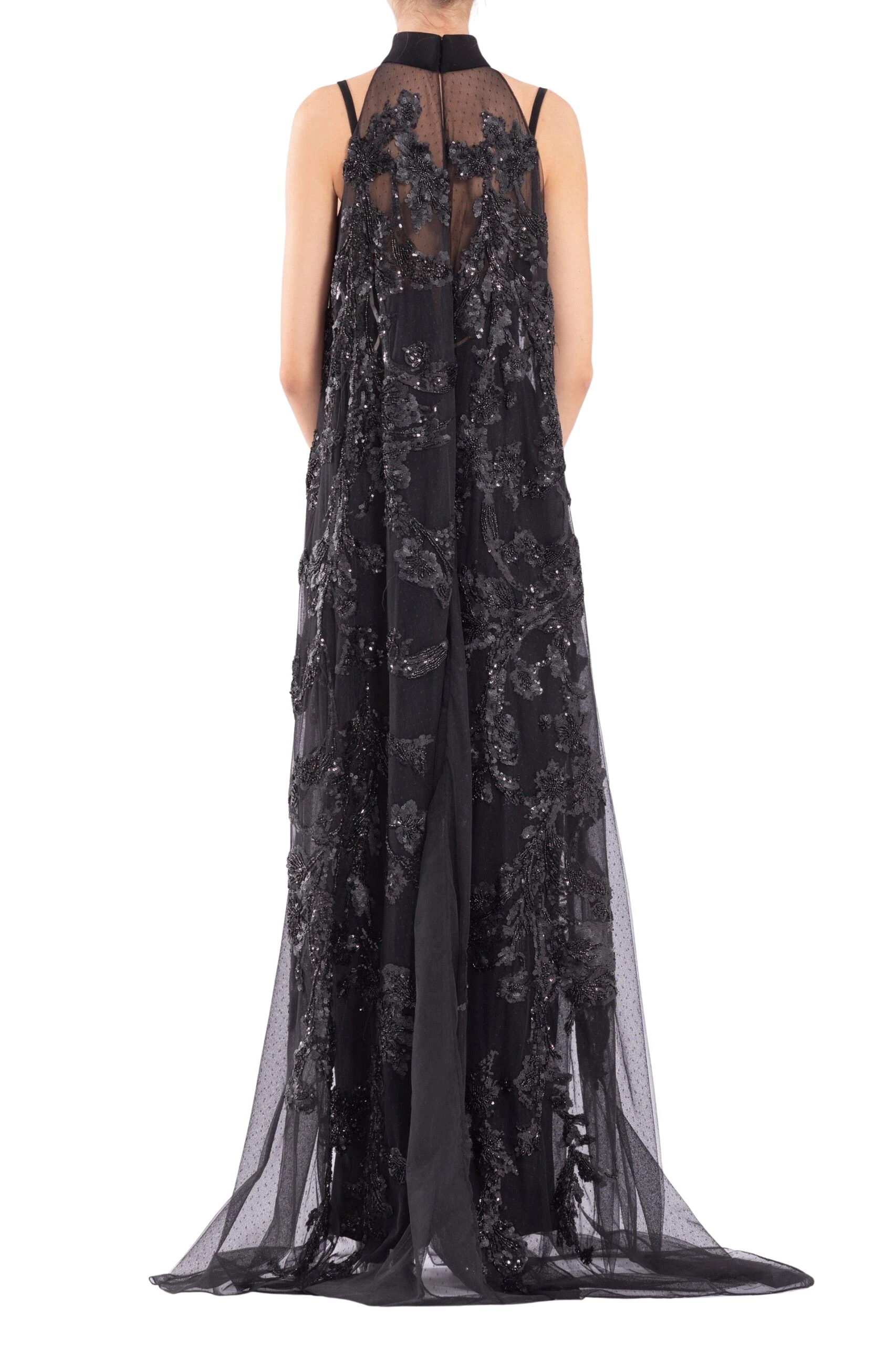 Saiid-Kobeisy-Crepe-jumpsuit-with-beaded-maxi-top-scaled47207_nobg Saiid Kobeisy Dresses luxury Clothing from Luxury Handbags Marketplace