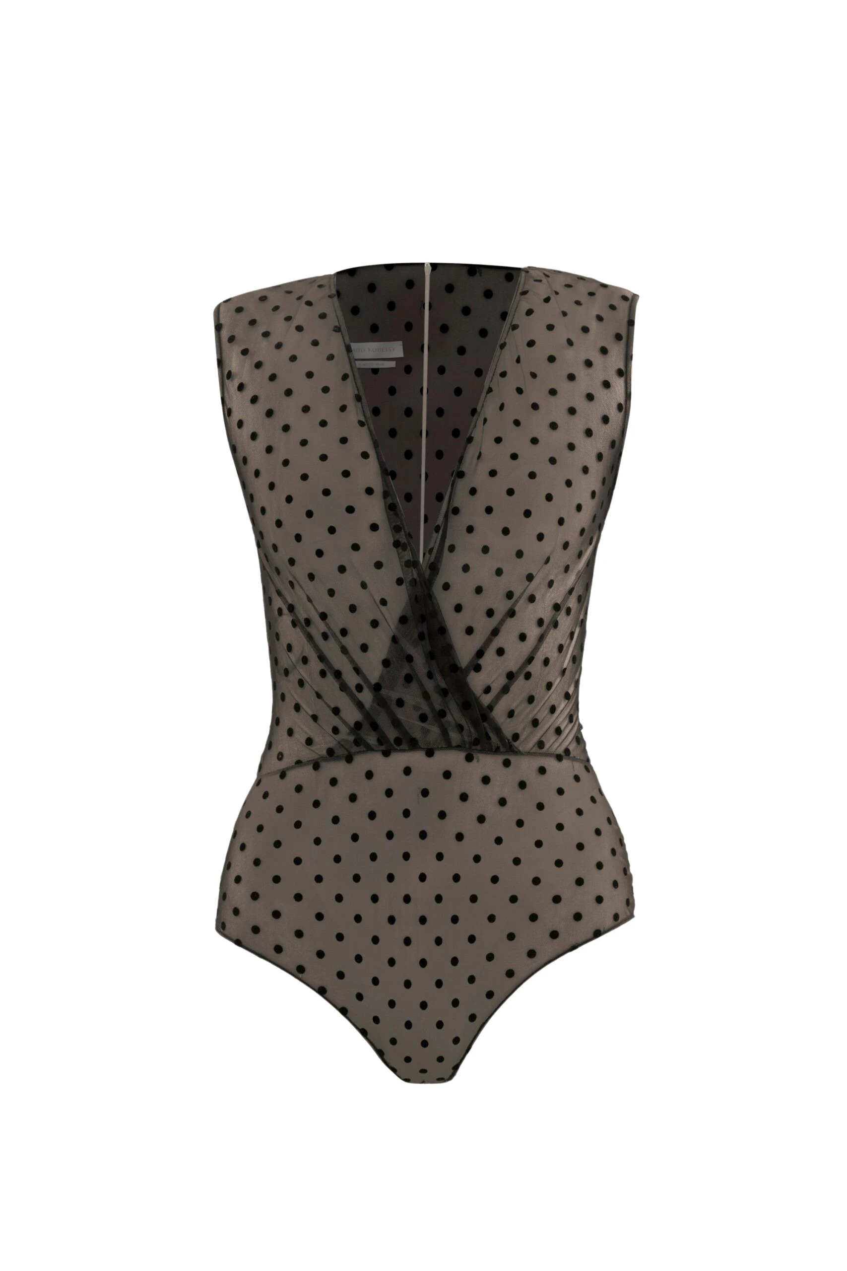 Saiid-Kobeisy-Dotted-tulle-bodysuit-scaled15672_nobg Saiid Kobeisy Dresses luxury Bodysuit from Luxury Handbags Marketplace
