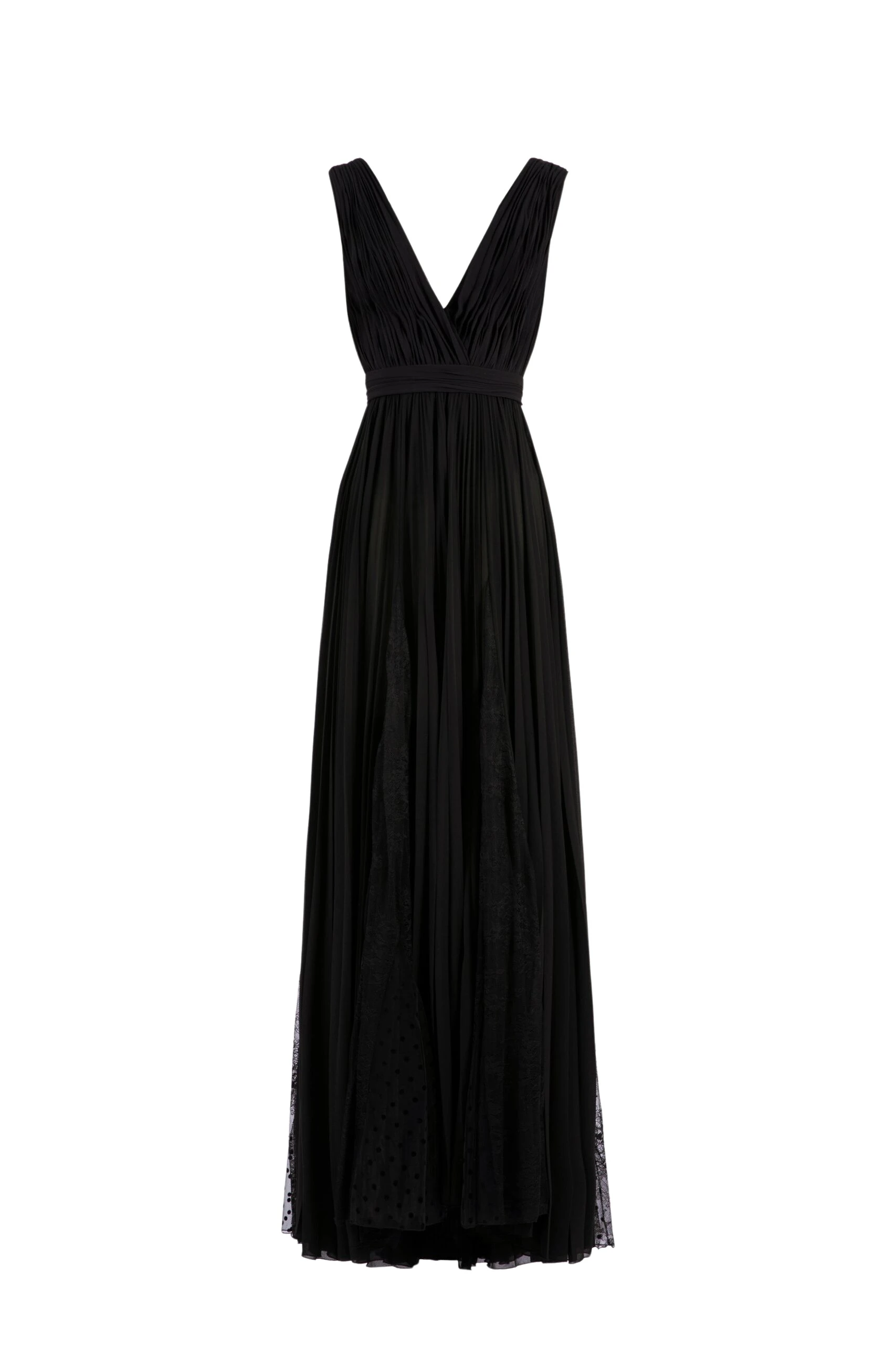 Saiid-Kobeisy-Pleated-dress-with-lace-scaled85948_nobg Saiid Kobeisy Dresses luxury Clothing from Luxury Handbags Marketplace