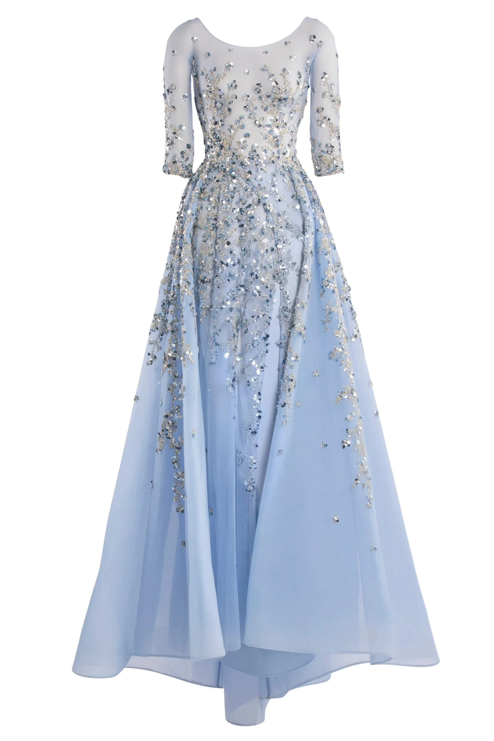 Saiid-Kobeisy-Tulle-beaded-dress-with-envelope-skirt-and-overskirt-scaled58502_nobg Saiid Kobeisy Dresses luxury Clothing from Luxury Handbags Marketplace