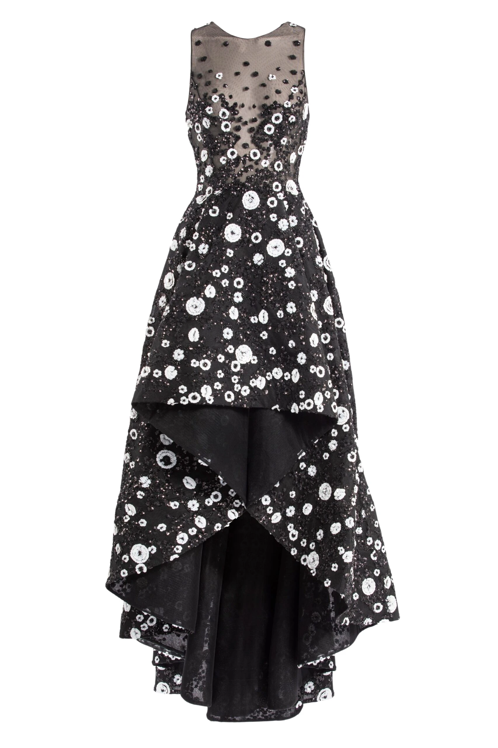 Saiid-Kobeisy-Tulle-high-low-dress-with-dotted-beading-scaled97795_nobg Saiid Kobeisy Dresses luxury Clothing from Luxury Handbags Marketplace
