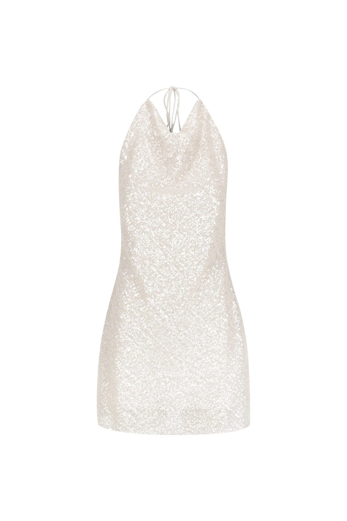 Shona-Joy-Alaya-High-Neck-Cowl-Mini-Dress54684_nobg Shona Joy Ivory Top luxury Clothing from Luxury Handbags Marketplace