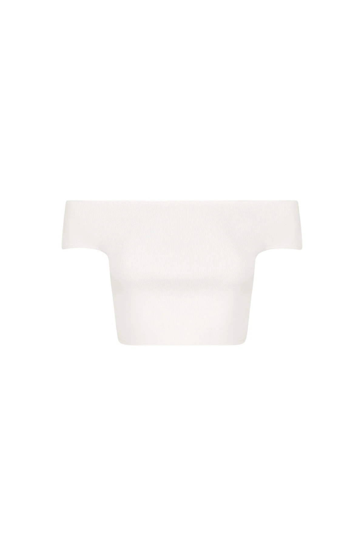 Shona-Joy-Basic-Off-Shoulder-Top-Ivory46212_nobg Shona Joy Ivory Top luxury Clothing from Luxury Handbags Marketplace