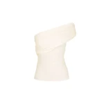 Shona-Joy-Beau-One-Shoulder-Top-Ivory23461_nobg Shona Joy Ivory Top luxury Clothing from Luxury Handbags Marketplace
