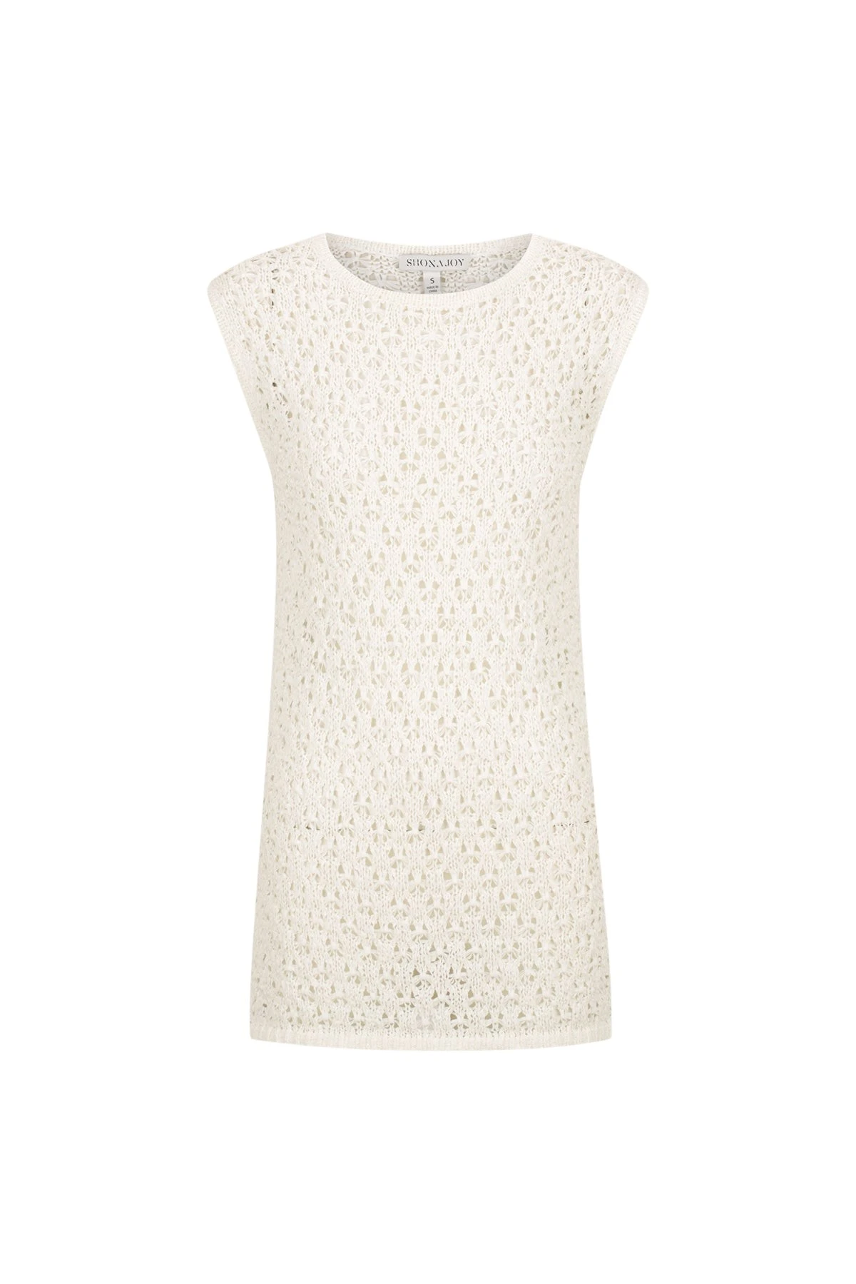 Shona-Joy-Emilio-Round-Neck-Tank-Rice33853_nobg Shona Joy Ivory Top luxury Clothing from Luxury Handbags Marketplace