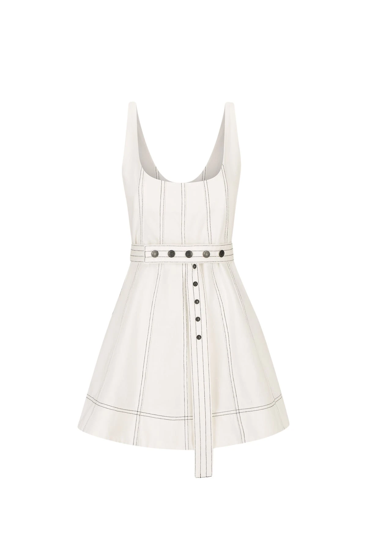 Shona-Joy-Hana-Belted-Mini-Dress87207_nobg Shona Joy Ivory Dress luxury Clothing from Luxury Handbags Marketplace