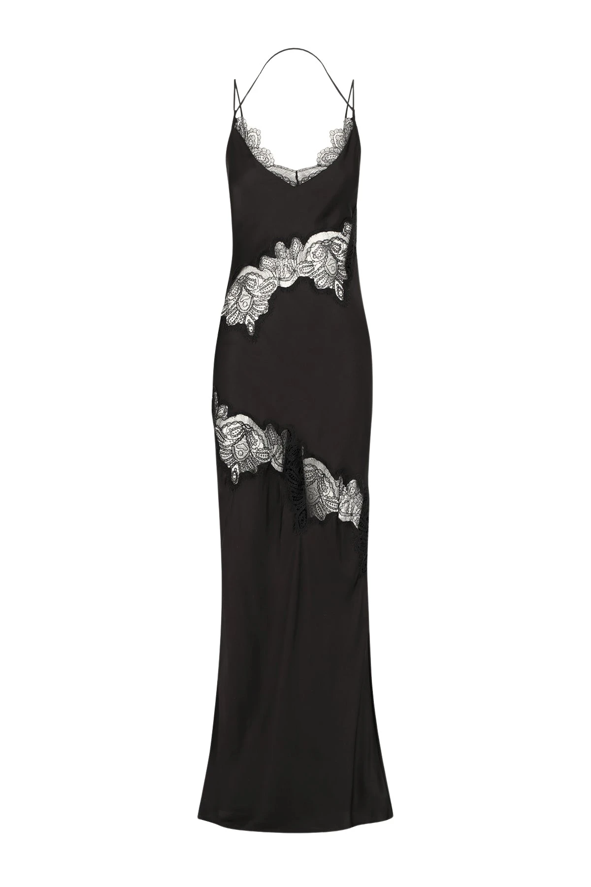 Shona-Joy-Jamila-Lace-Panelled-Maxi-Dress-Black15484_nobg Shona Joy Black Dress luxury Clothing from Luxury Handbags Marketplace