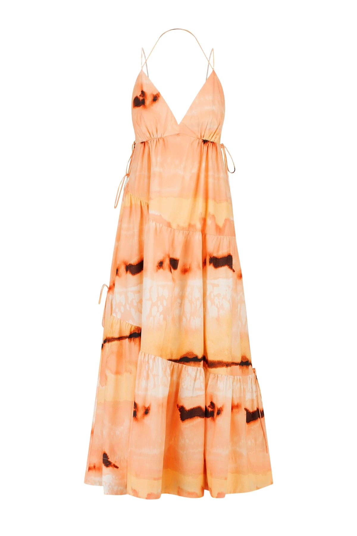 Shona-Joy-Larissa-Tiered-Maxi-Dress99499_nobg Shona Joy Multicolour Dress luxury Clothing from Luxury Handbags Marketplace
