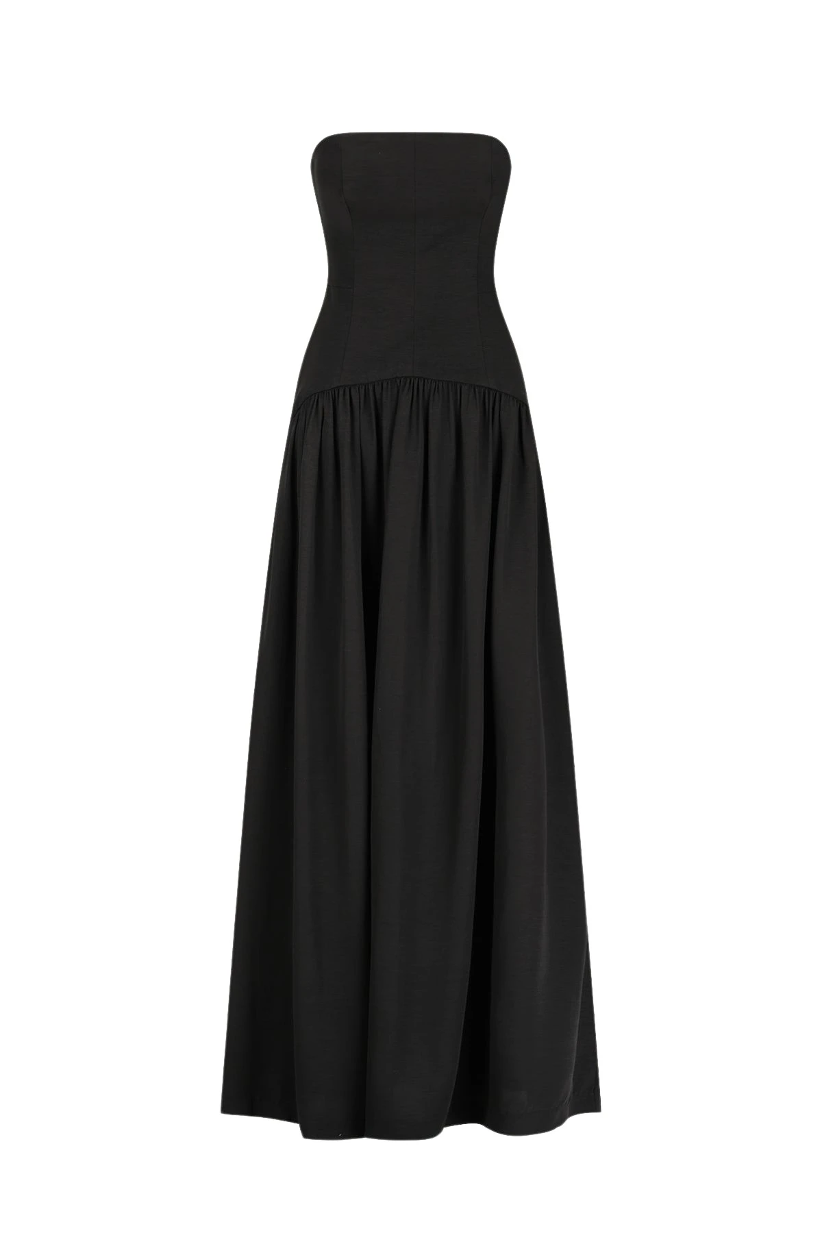 Shona-Joy-Vento-Lace-Up-Strapless-Maxi-Dress-Black89369_nobg Shona Joy Black Dress luxury Clothing from Luxury Handbags Marketplace