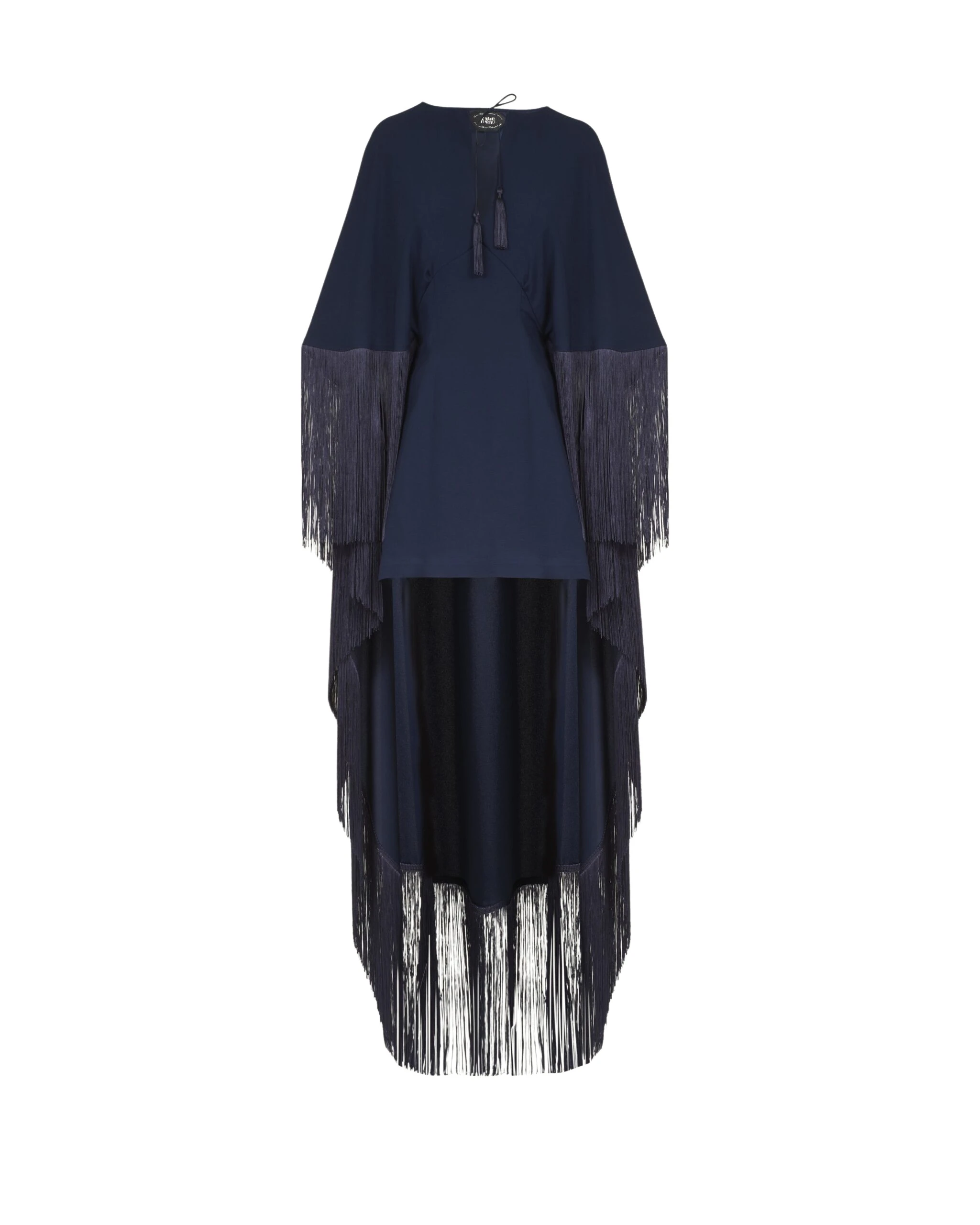 Taller-Marmo-1970-Dress-In-Blue-Navy-scaled43068_nobg Blue Feather Dress luxury Clothing from Luxury Handbags Marketplace