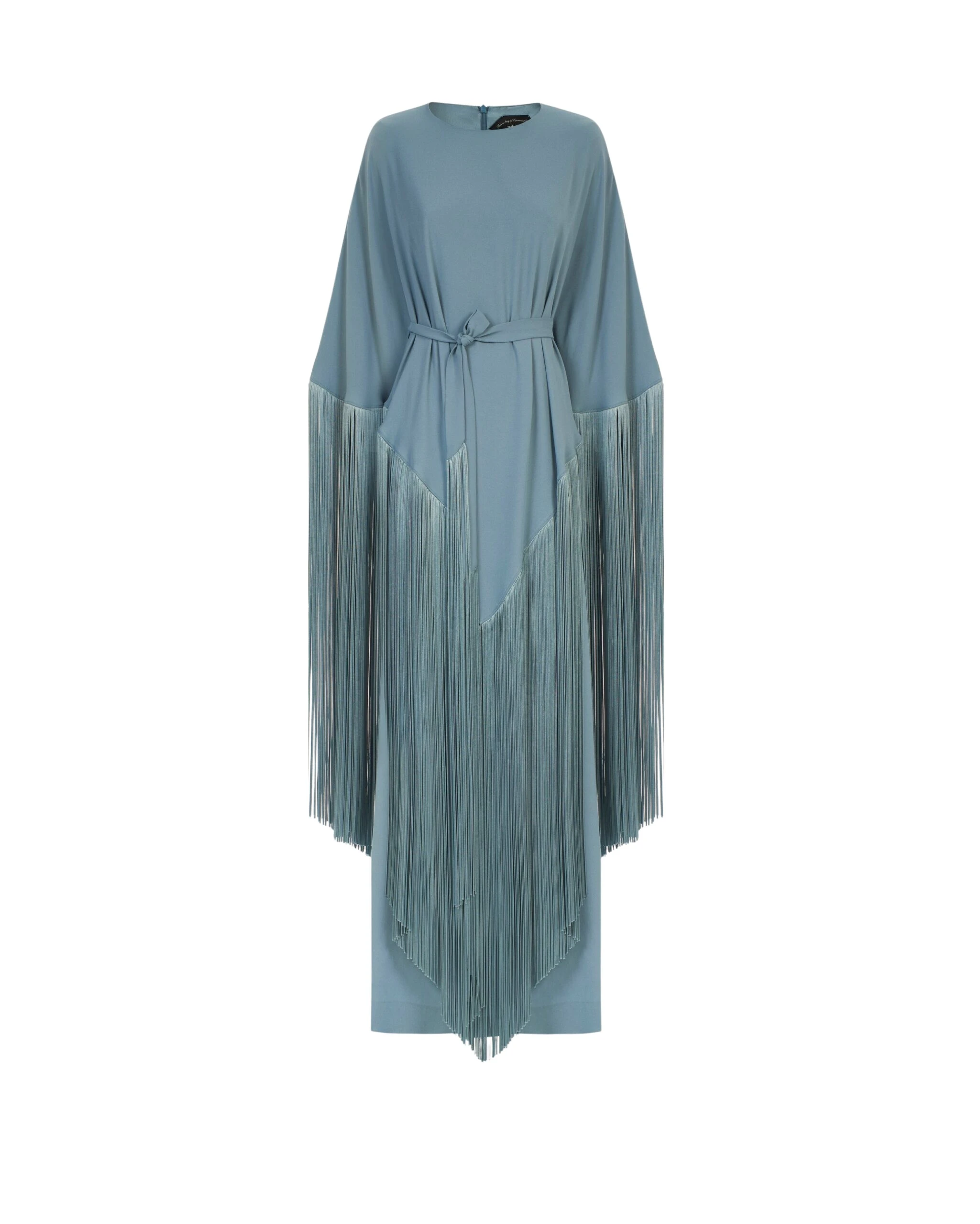 Blue Feather Dress luxury Clothing from  Luxury Handbags Marketplace