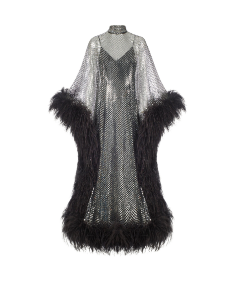 Black Feather Dress luxury Clothing from  Luxury Handbags Marketplace