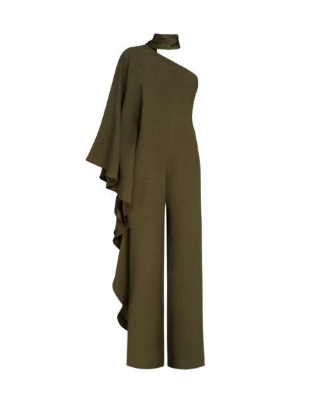 Green Feather Jumpsuit luxury Clothing from  Luxury Handbags Marketplace