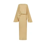 Taller-Marmo-Eolia-Dress-In-Pergamena-scaled47846_nobg Yellow Feather Dress luxury Clothing from Luxury Handbags Marketplace
