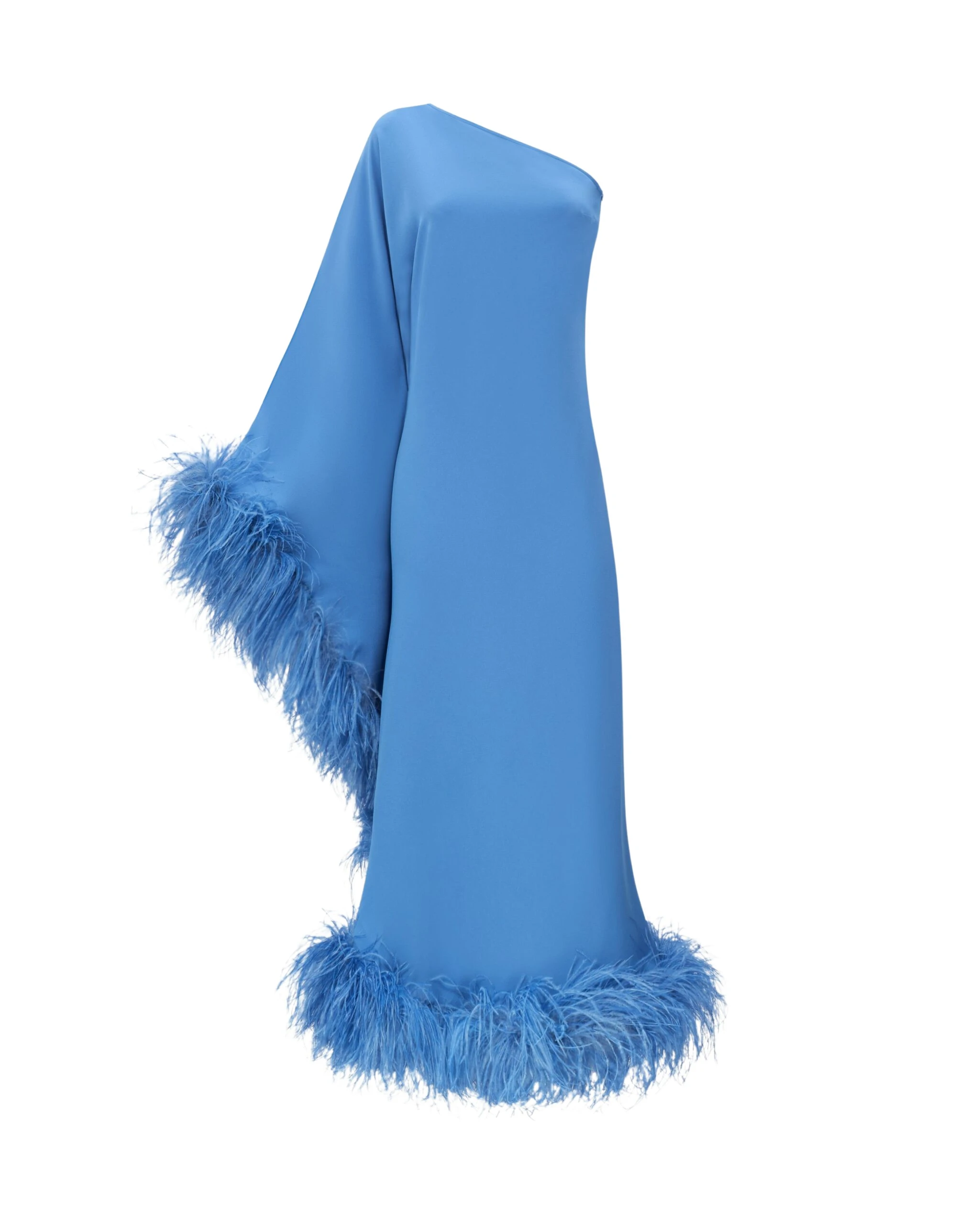 Taller-Marmo-Feathered-Balear-Dress-In-Ocean-scaled18875_nobg Blue Feather Dress luxury Clothing from Luxury Handbags Marketplace