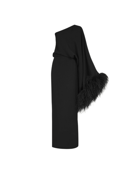 Black Feather Dress luxury Clothing from  Luxury Handbags Marketplace