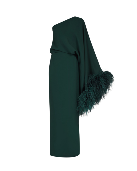 Green Feather Dress luxury Clothing from  Luxury Handbags Marketplace