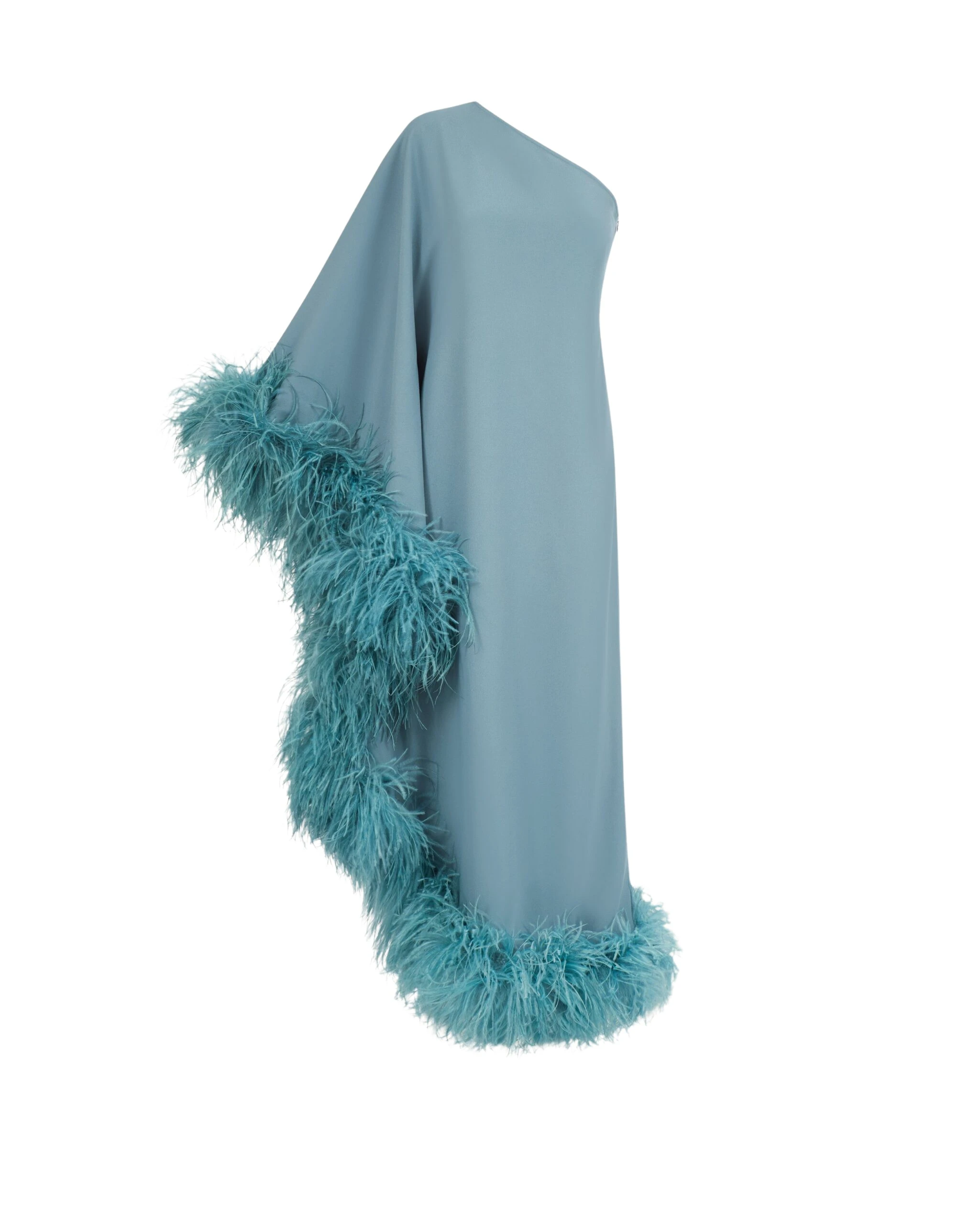 Blue Feather Dress luxury Clothing from  Luxury Handbags Marketplace