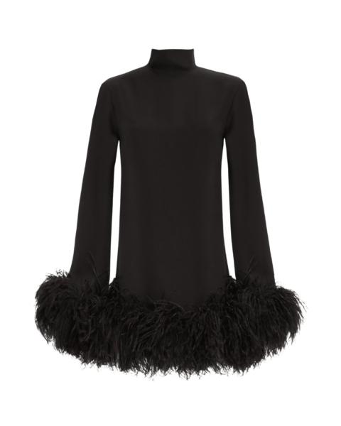 Black Feather Dress luxury Clothing from  Luxury Handbags Marketplace