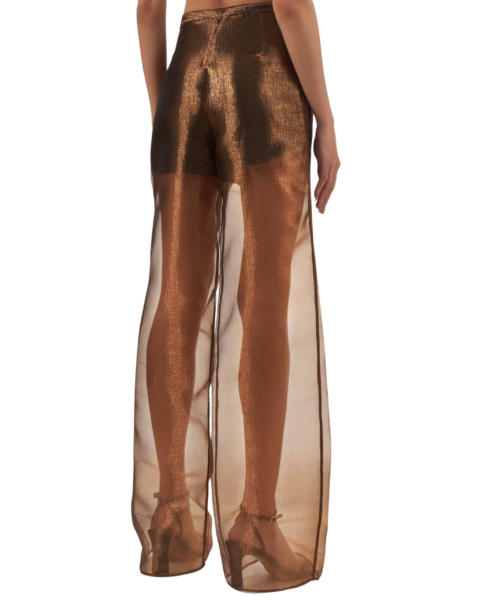 Metallic Feather Pant luxury Clothing from  Luxury Handbags Marketplace