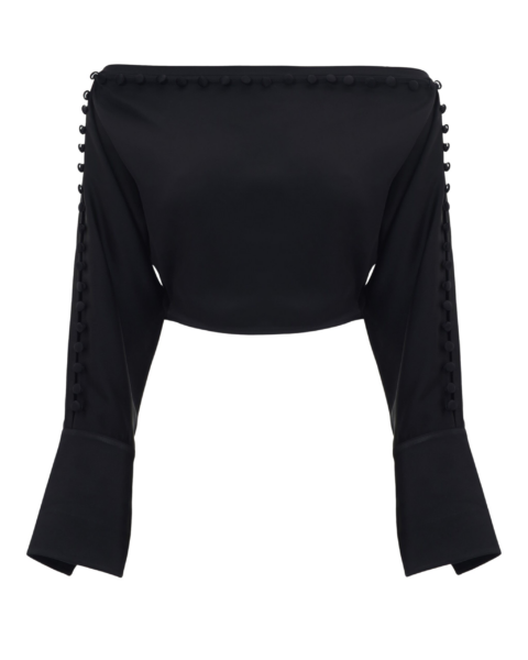 Black Feather Top luxury Clothing from  Luxury Handbags Marketplace