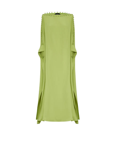Green Feather Dress luxury Clothing from  Luxury Handbags Marketplace