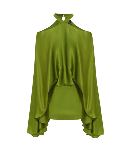 Green Feather Dress luxury Clothing from  Luxury Handbags Marketplace