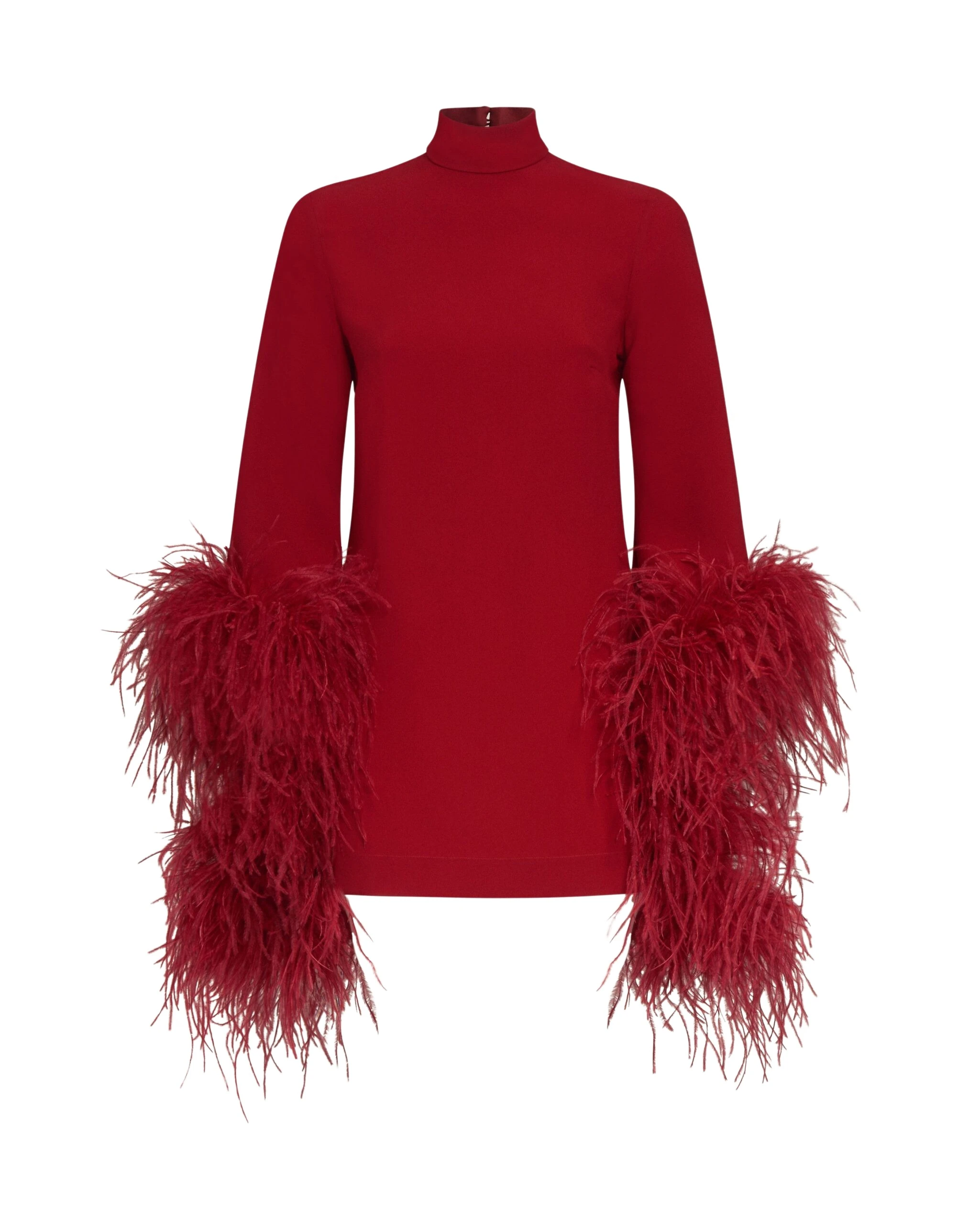 Taller-Marmo-Mini-Del-Rio-Dress-In-Ruby-scaled51046_nobg Red Feather Dress luxury Clothing from Luxury Handbags Marketplace