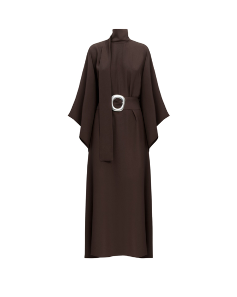 Brown Feather Dress luxury Clothing from  Luxury Handbags Marketplace