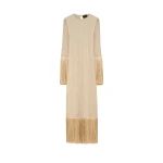 Taller-Marmo-Nile-Dress-In-Ecru-scaled91371_nobg Yellow Feather Dress luxury Clothing from Luxury Handbags Marketplace
