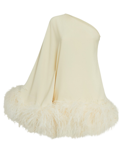 Ivory Feather Dress luxury Clothing from  Luxury Handbags Marketplace