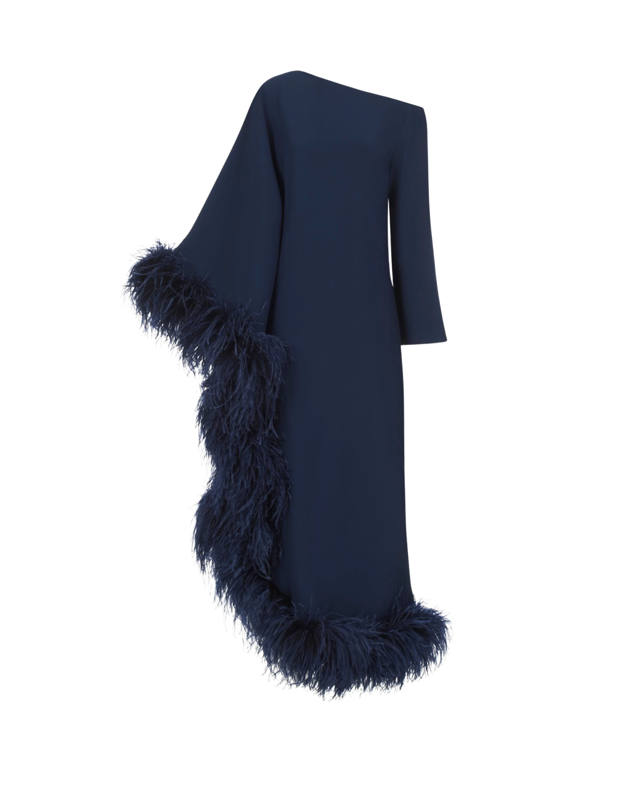 Blue Feather Dress luxury Clothing from  Luxury Handbags Marketplace