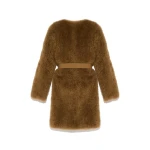 Yves-Salomon-Coat-In-Merino-Knit-And-Lambskin33576_nobg Yves Salomon Coat luxury Clothing from Luxury Handbags Marketplace