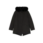 Yves-Salomon-Short-Parka-In-Waterproof-Cotton-Blend-With-Fox-And-Rabbit-Fur65848_nobg Yves Salomon Parka luxury Clothing from Luxury Handbags Marketplace