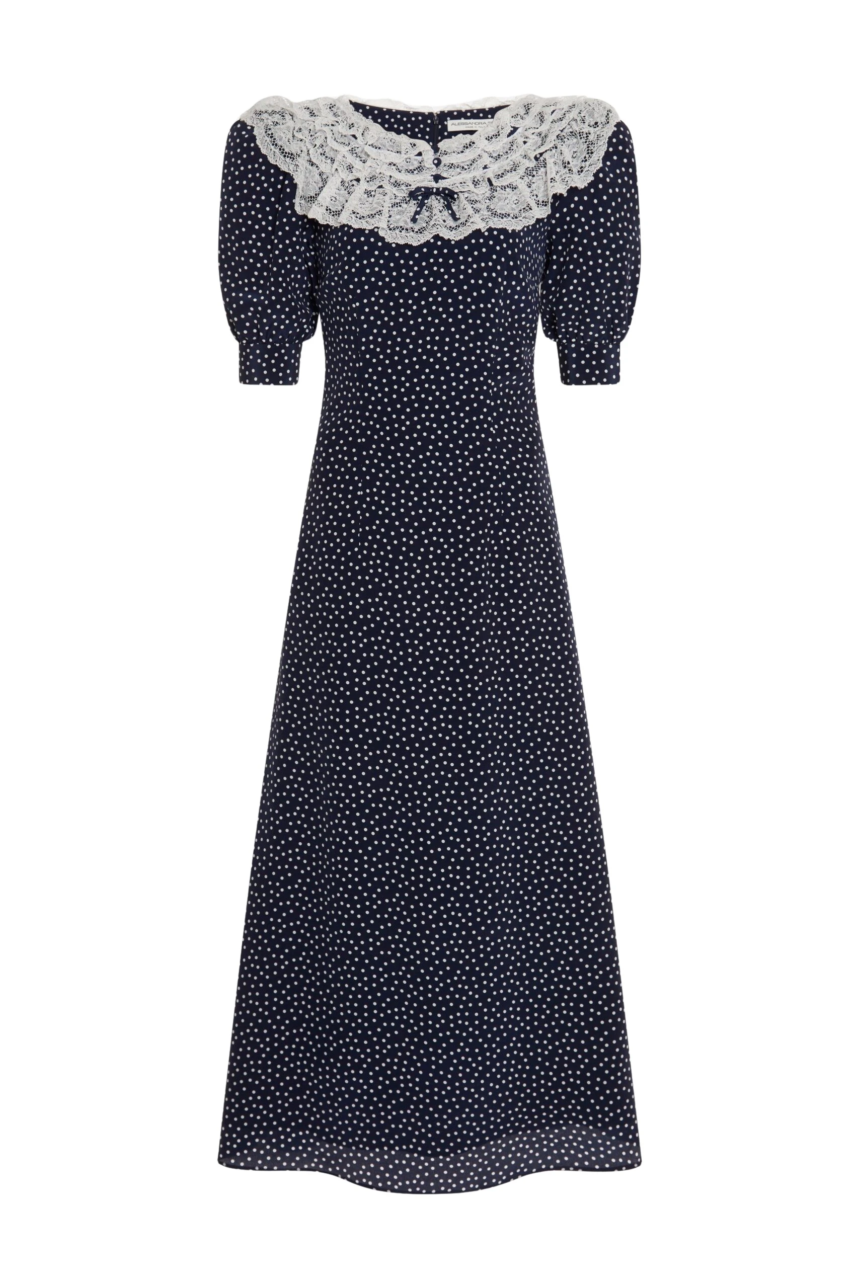 Alessandra-Rich-Polka-Dot-Dress-With-Lace-scaled49912_nobg Alessandra Rich Dresses luxury Clothing from Luxury Handbags Marketplace