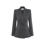 Alex-Perry-Double-Breasted-Fitted-Blazer-in-Satin-Crepe-425295_nobg Alex Perry Jackets luxury Clothing from Luxury Handbags Marketplace