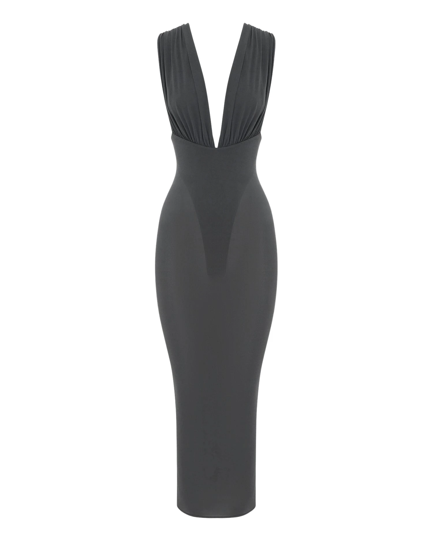Alex-Perry-Ruched-V-Neck-Dress-in-Crepe-Jersey65585_nobg Alex Perry Dresses luxury Clothing from Luxury Handbags Marketplace