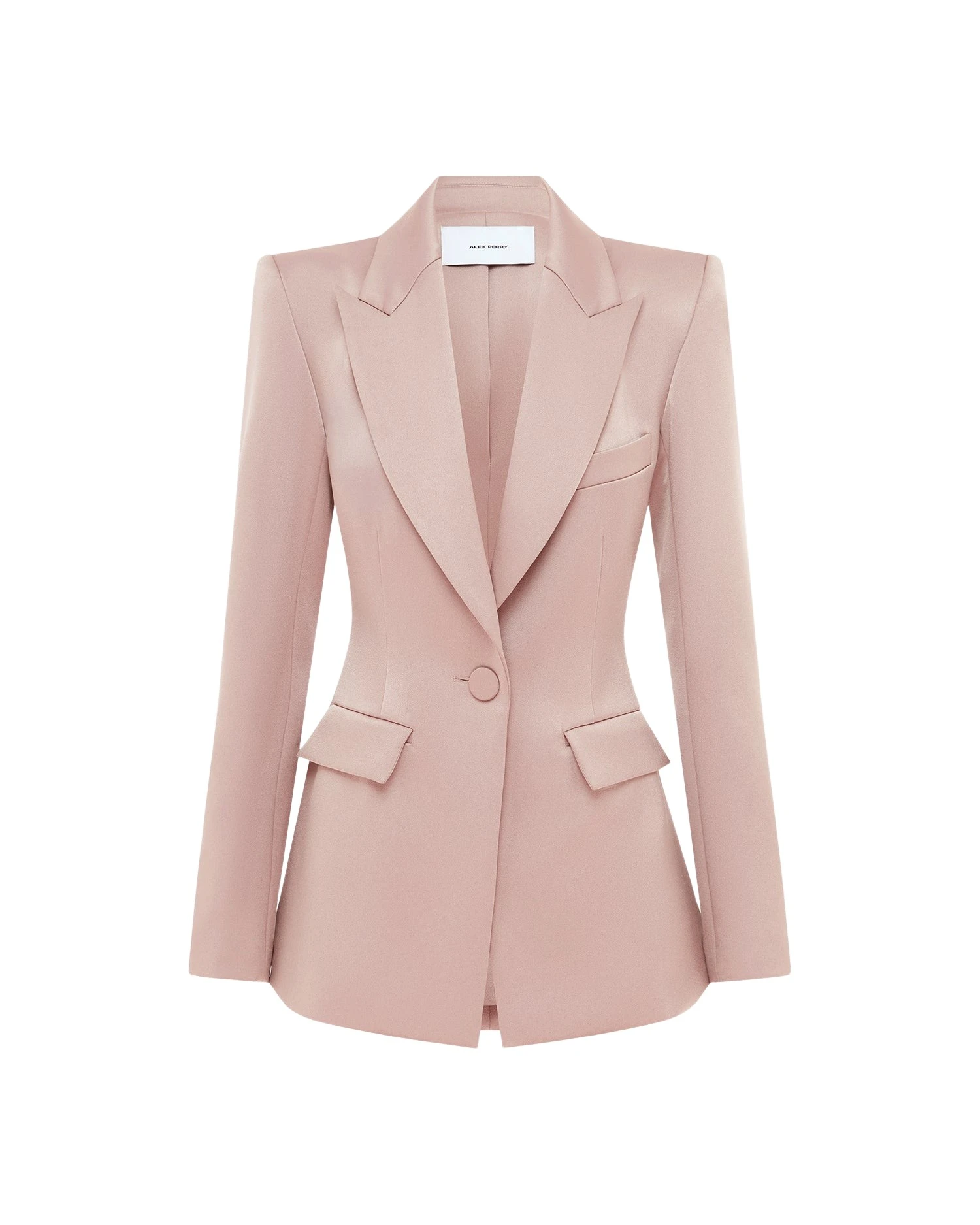 Alex-Perry-Single-Breasted-Fitted-Blazer-in-Satin-Crepe72401_nobg Alex Perry Jackets luxury Clothing from Luxury Handbags Marketplace