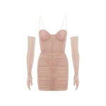 Alex-Perry-Sweetheart-Ruched-Mini-Dress-in-Fine-Mesh-433961_nobg Alex Perry Dresses luxury Clothing from Luxury Handbags Marketplace