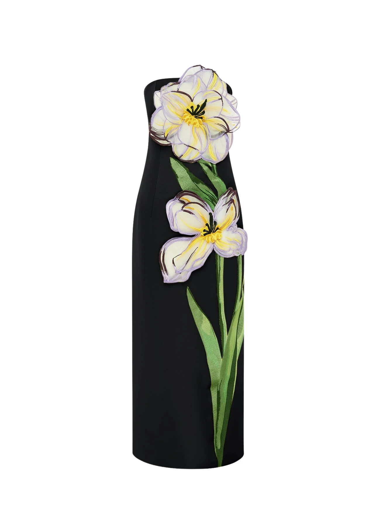 Leo-Lin-Rayna-Applique-Floral-Maxi-Dress-Iris-Print-in-Ebony81306_nobg Leo Lin Dresses luxury Clothing from Luxury Handbags Marketplace