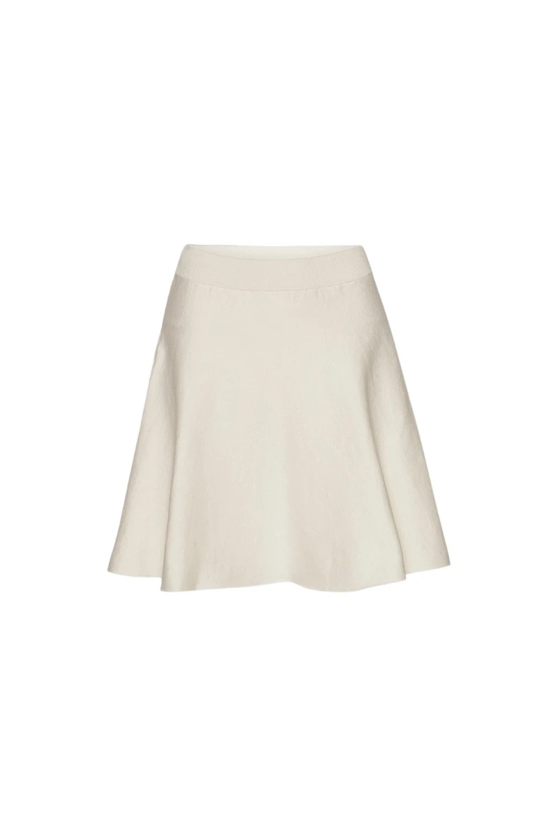 Rotate-Birger-Christensen-Firm-Knit-Mini-Skirt-Egret43726_nobg Rotate Ivory Skirts luxury Clothing from Luxury Handbags Marketplace