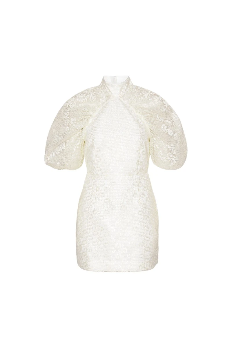 Rotate-Birger-Christensen-Lace-Plisse-Mini-Dress-White25548_nobg Rotate White Dresses luxury Clothing from Luxury Handbags Marketplace