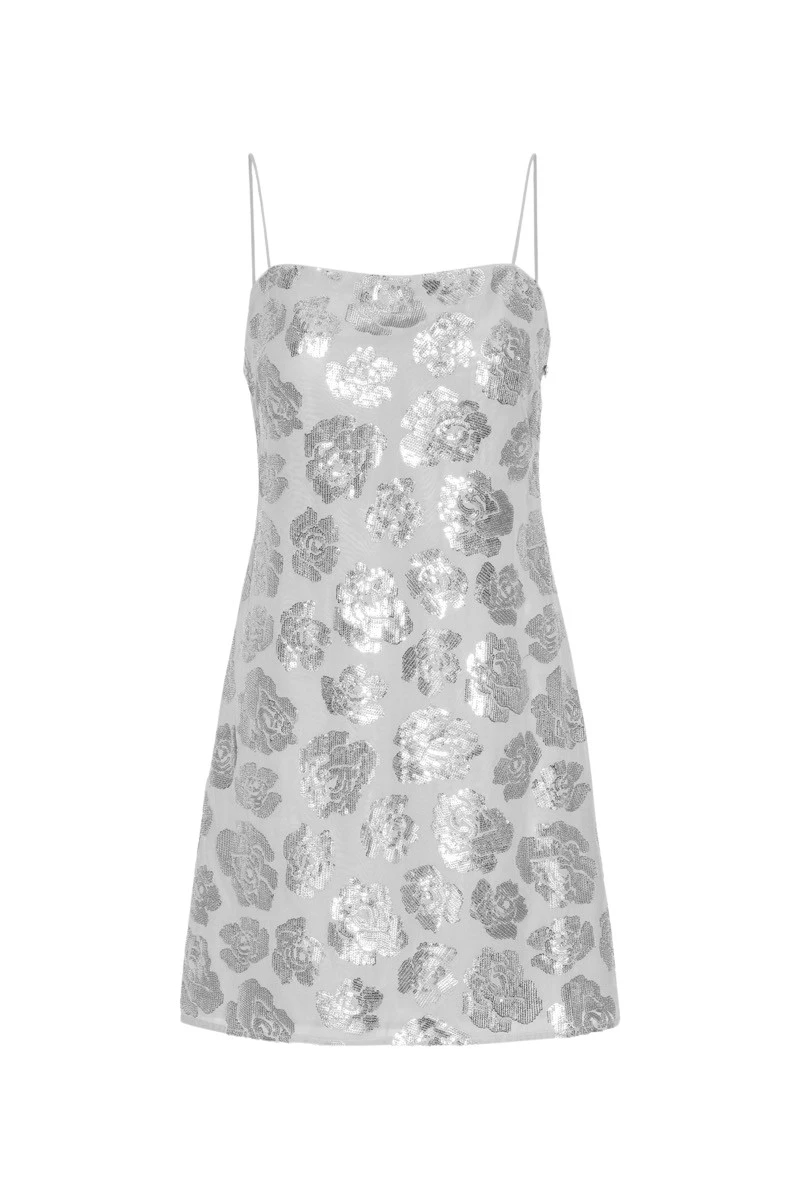Rotate-Birger-Christensen-Sequin-Chiffon-Slip-Dress-Light-Grey54367_nobg Rotate Purple Knitwear luxury Clothing from Luxury Handbags Marketplace