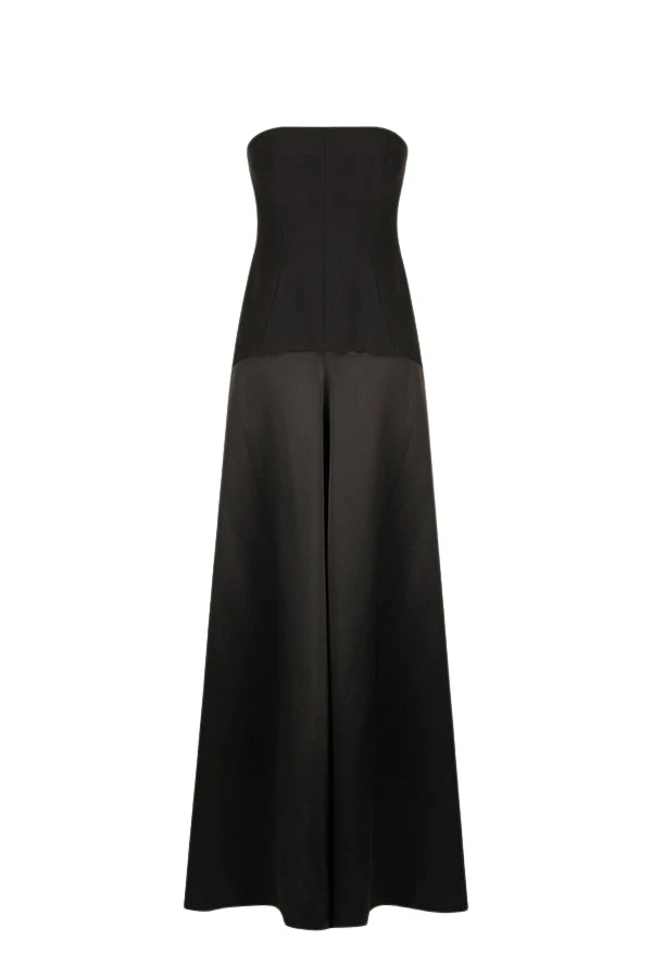 Shona-Joy-Adri-Strapless-Panelled-Maxi-Dress-Black72928_nobg Shona Joy Black Dress luxury Clothing from Luxury Handbags Marketplace